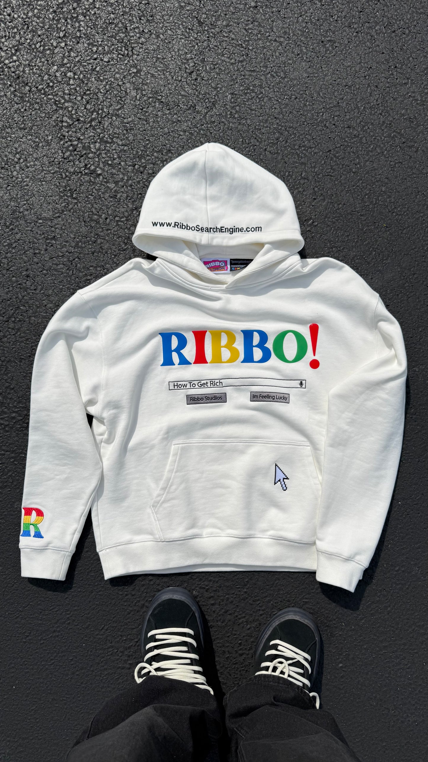 RibboSearchEngine Hoodie (White)