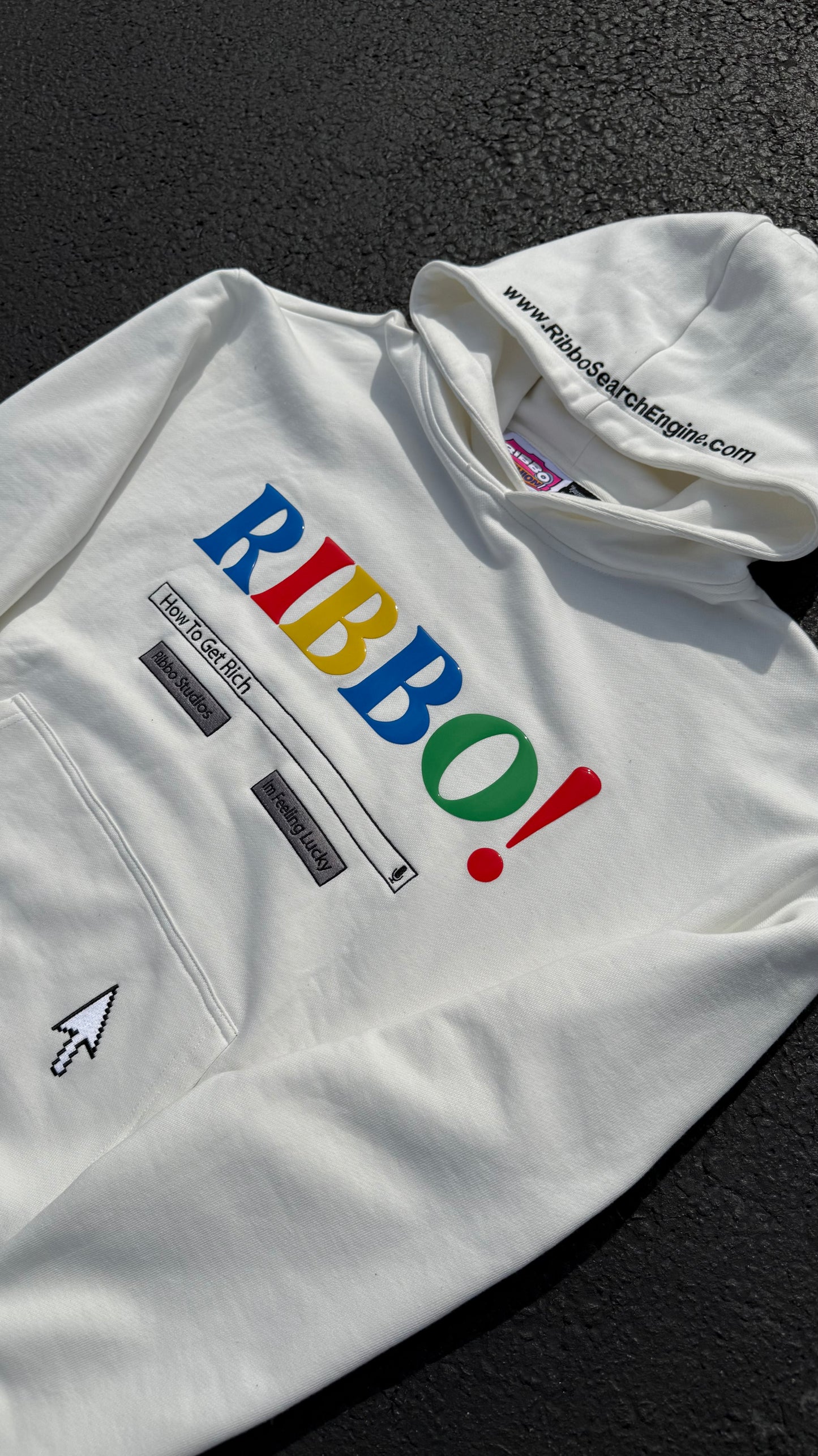 RibboSearchEngine Hoodie (White)